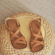 WW | Leichte Ledersandalen