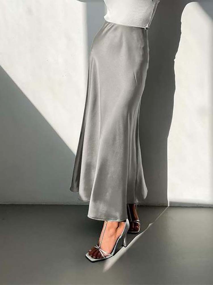 WW | Der elegante Midirock aus Satin