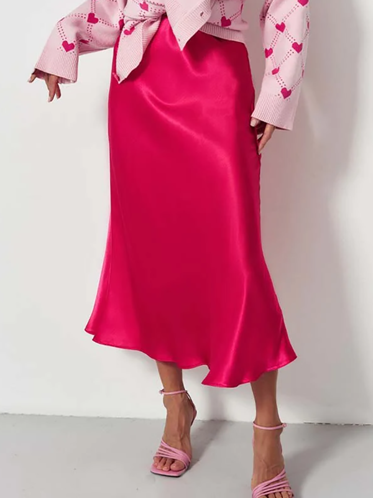 WW | Der elegante Midirock aus Satin