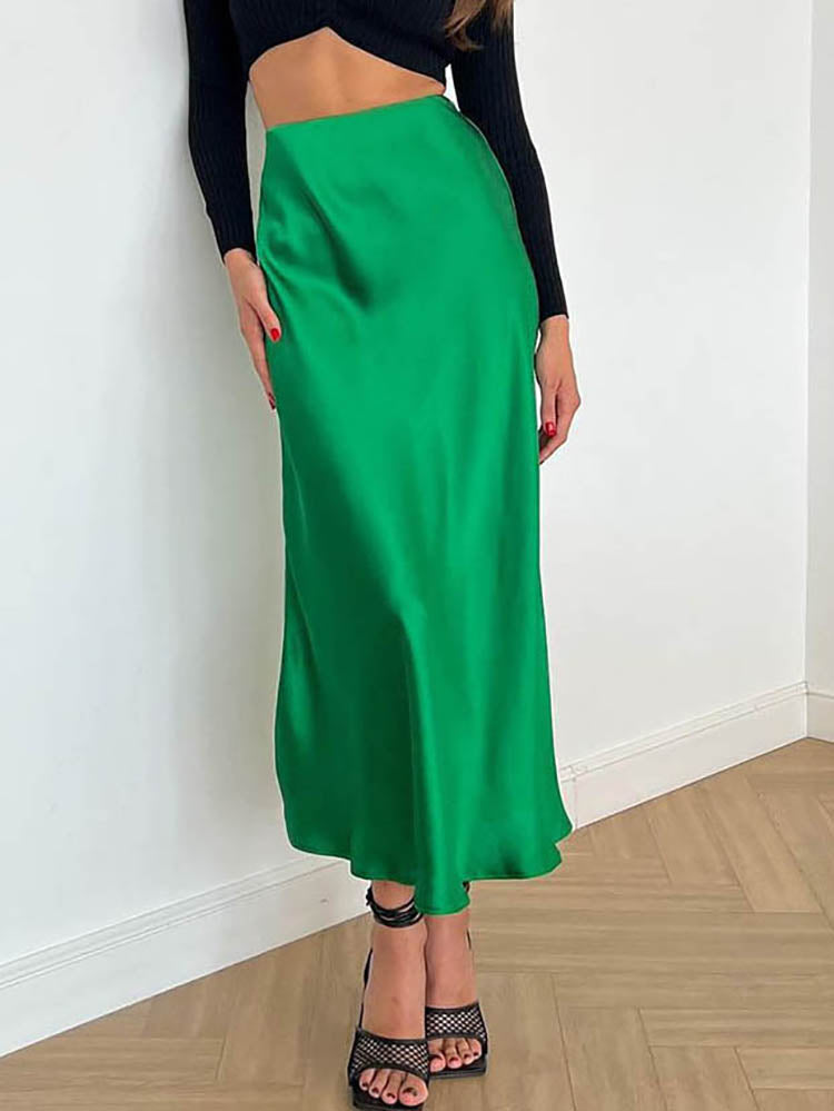 WW | Der elegante Midirock aus Satin