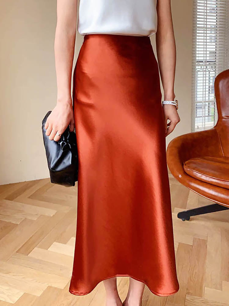 WW | Der elegante Midirock aus Satin