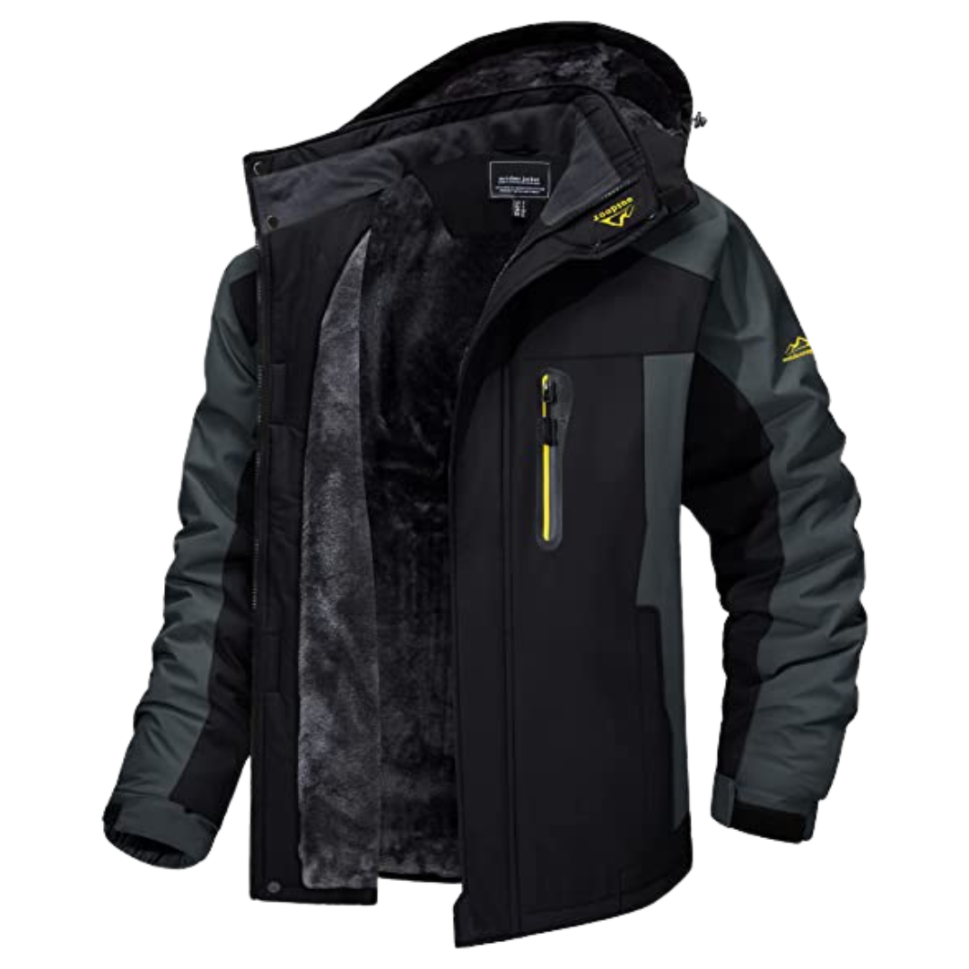 WW | Herrenjacke Mit Tiefer Kapuze Und Praktischen Taschen Stilvoll Und Funktional