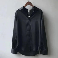 WW | Elegantes Damenshirt Mit Langen Ärmeln Und Knopfleiste