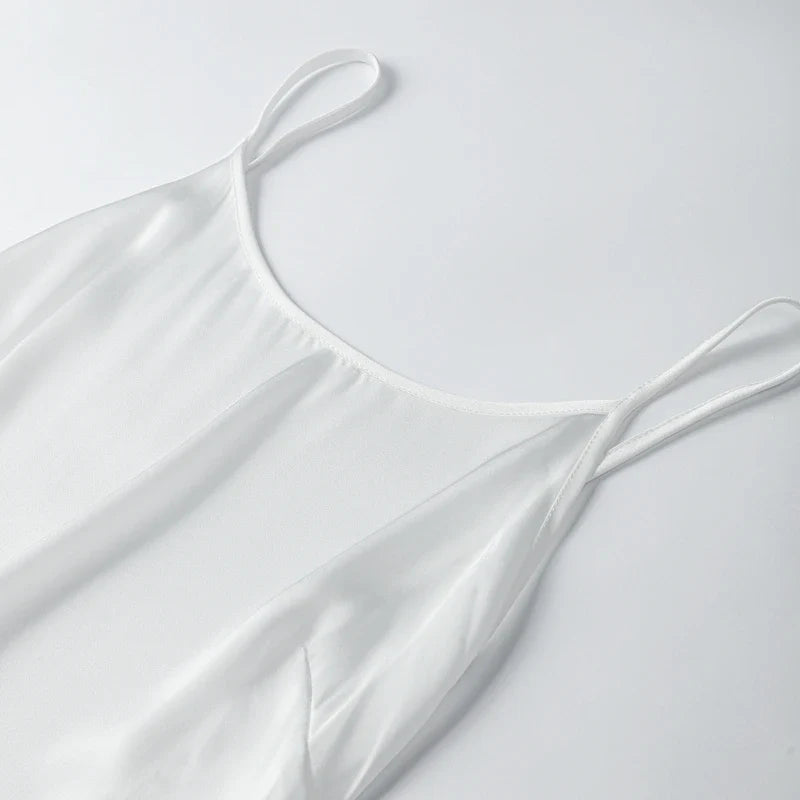 Satin Rückenfreies Partykleid