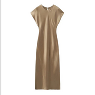 Sophia™ - Elegantes Satin-Midikleid