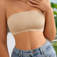 WW | Trägerloser Bandeau-BH Für Atmungsaktiven Komfort Für Frauen