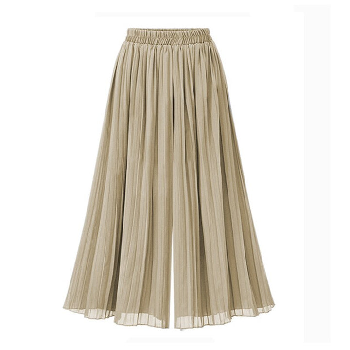 W&W Mode | Damenhose Mit Weitem Bein Und Mesh Detail