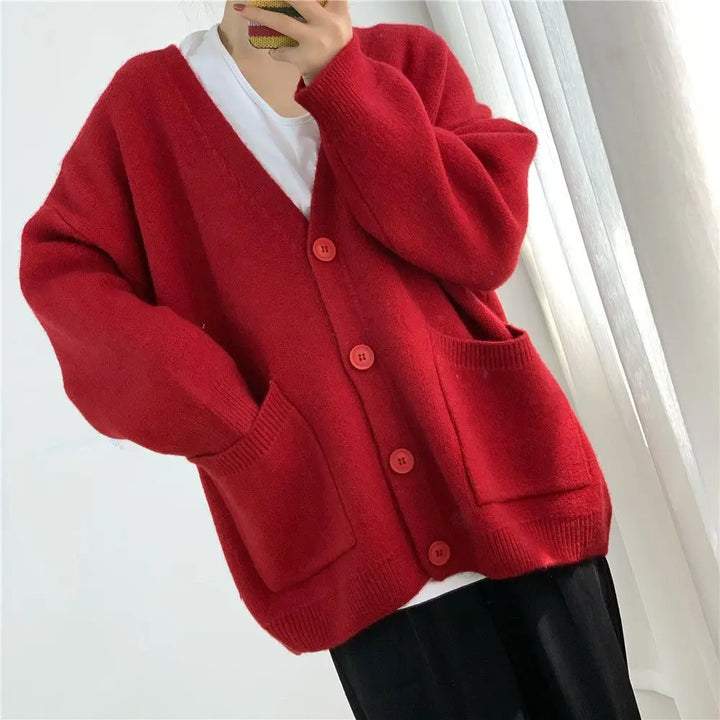 W&W Mode | Klassische Strickjacke Mit Knöpfen Für Zeitlosen Komfort Für Frauen