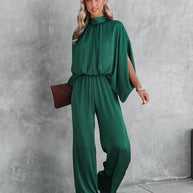 WW | Fließender Eleganter Jumpsuit Weitbein