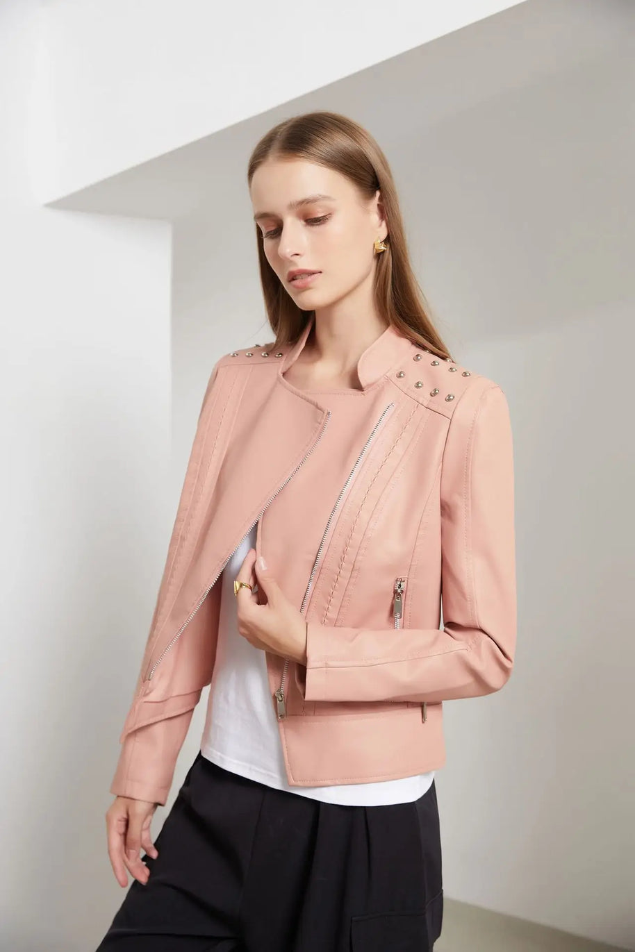 WW | Elegante Lederjacke Für Damen.