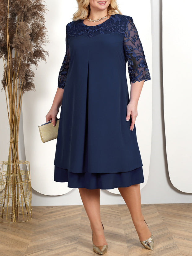 WW Klassische Sommerkleider: Plus-Size Eleganz für Damen