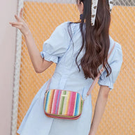 WW | Moderne, Sommerliche, Elegante, Mehrfarbige Umhängetasche Für Damen