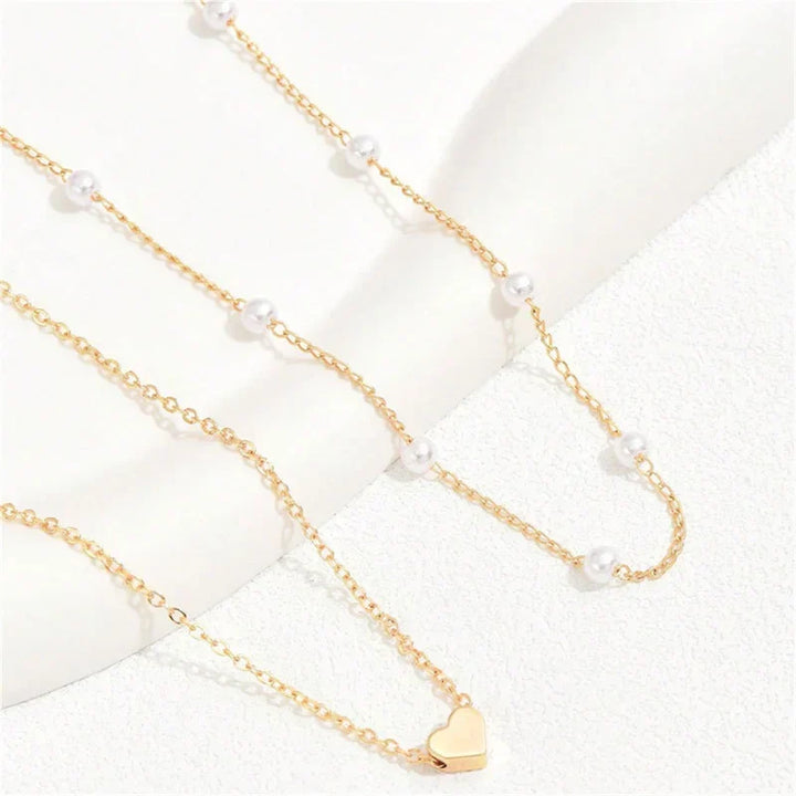 W&W Mode | Perlen Choker Herz Halskette Für Frauen