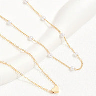 WW | Perlen Choker Herz Halskette Für Frauen