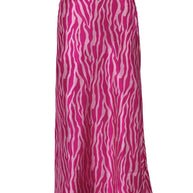WW | Sommer Herbst Damen Elegant Midi Satin Röcke Gedruckt Hohe Taille Büro Damen Bodycon Bleistift Enger Rock für Damen