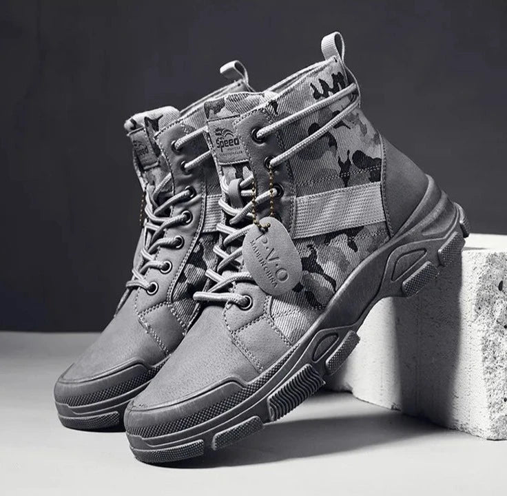 W&W Mode | Outdoor Stiefel Mit Tarnmuster Für Herren