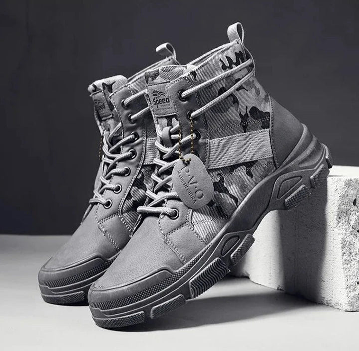 W&W Mode | Outdoor Stiefel Mit Tarnmuster Für Herren