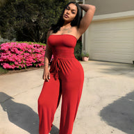 Jumpsuit ohne Schultern