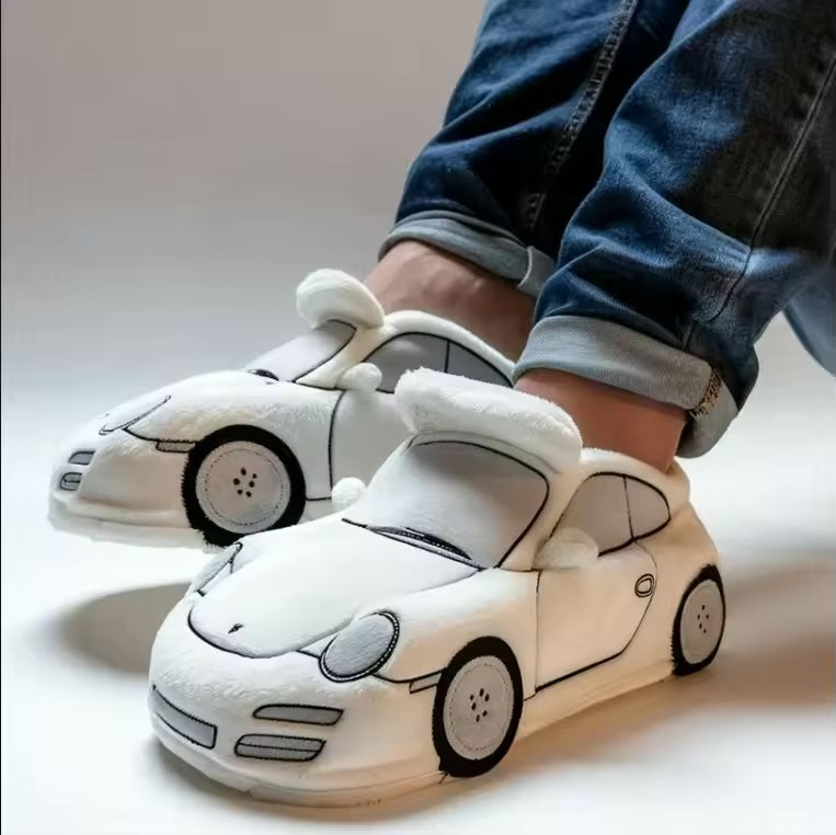 WW | Auto Inspiriert Gestaltung Pantoffeln mit Rutschfester Sohle für Maximalen Komfort