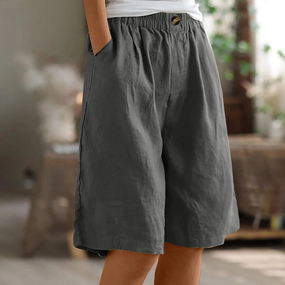 WW | Premium Baumwoll-Leinen Damenhose
