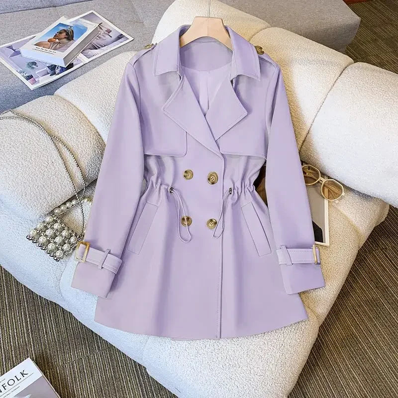 W&W Mode | Eleganter, Mittellanger Trenchcoat Für Damen