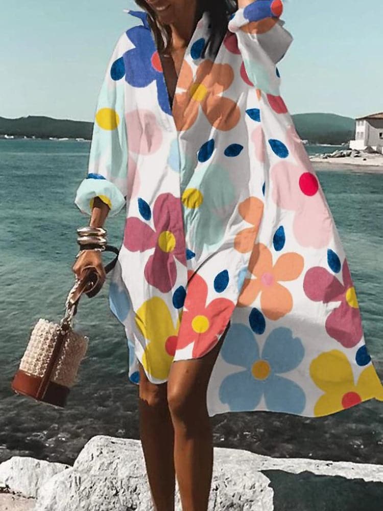 WW | Farbiges und leichtes Sommerkleid mit Motiven