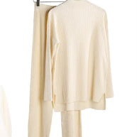 WW | teilige Loungewear-Set - gestrickter Damenpullover und Hose