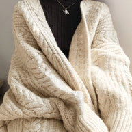 lange Damen Strickjacke für den Herbst