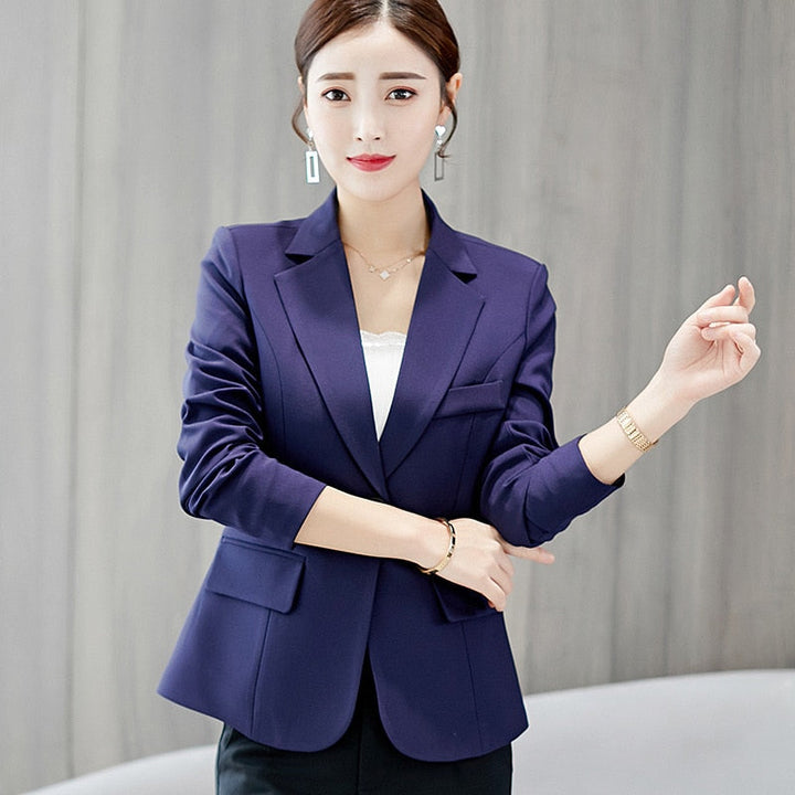 W&W Mode Lässig Taschen Kurz Blazer