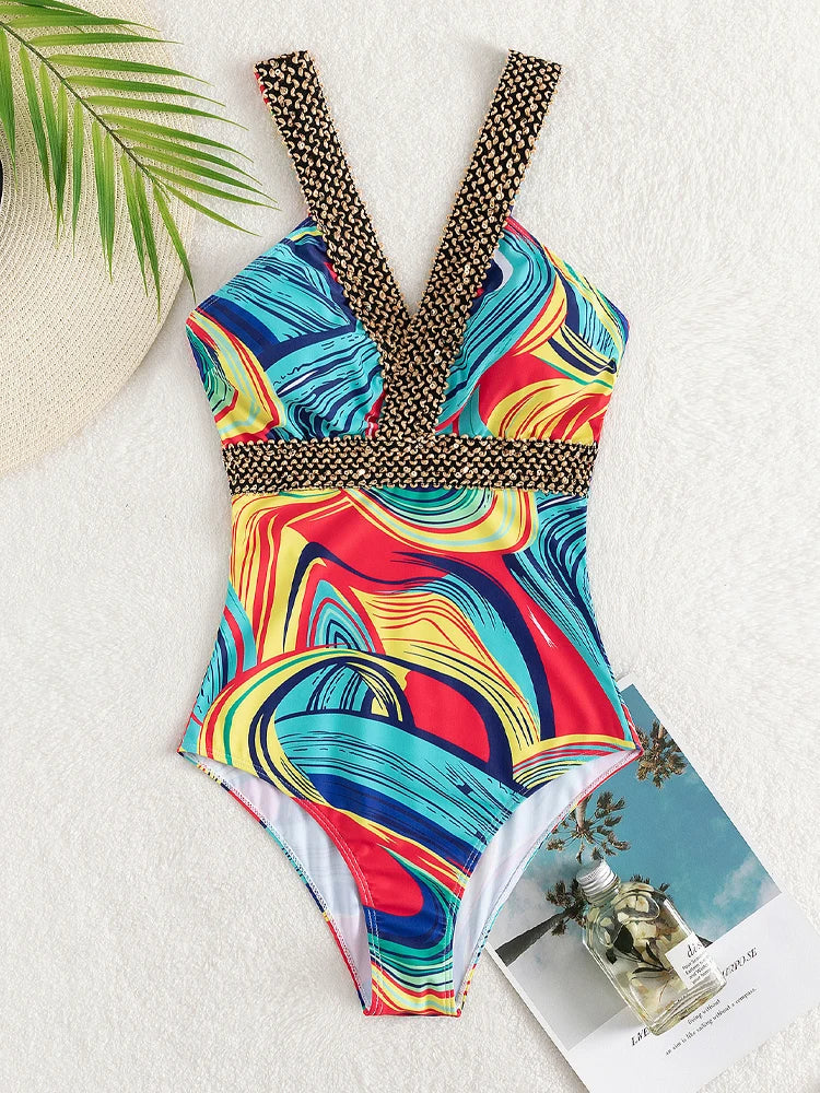 WW Badeanzug Monokini Rückenfrei