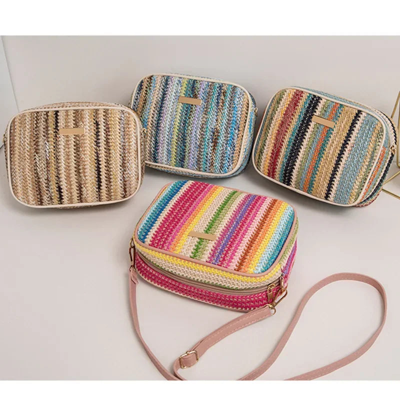 WW | Moderne, Sommerliche, Elegante, Mehrfarbige Umhängetasche Für Damen