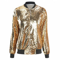 WW | Paillettenmantel Bomberjacke