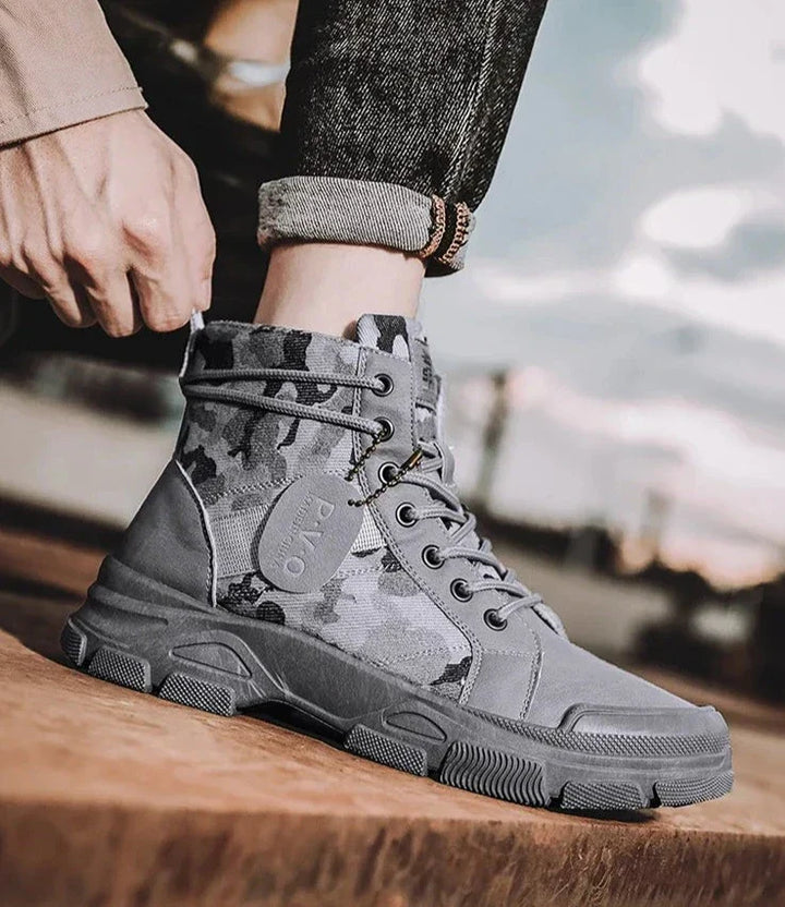 W&W Mode | Outdoor Stiefel Mit Tarnmuster Für Herren