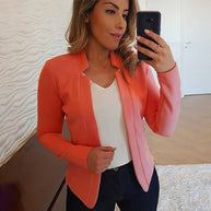 WW Elegante Damenblazer | Langärmlige Offene Strickjacke in verschiedenen Farben