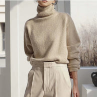 WW | Stilvolle Herbst Klassische Rollkragenpullover für Frauen