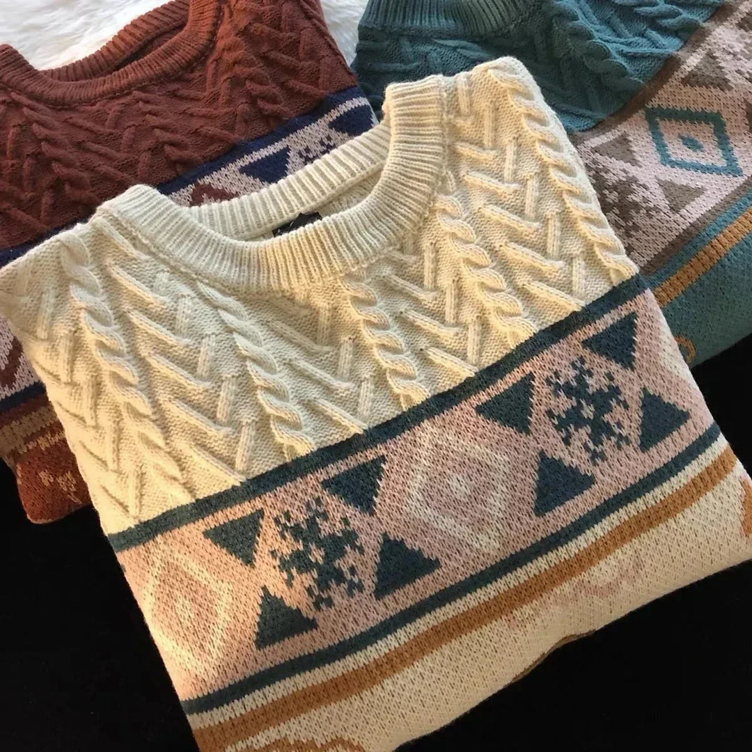 W&W Mode - Hässlicher Weihnachtspulli - Niedlicher Bärenpullover für Paare