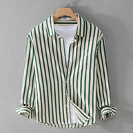 WW | Stylisches Gestreiftes Button-Down Hemd