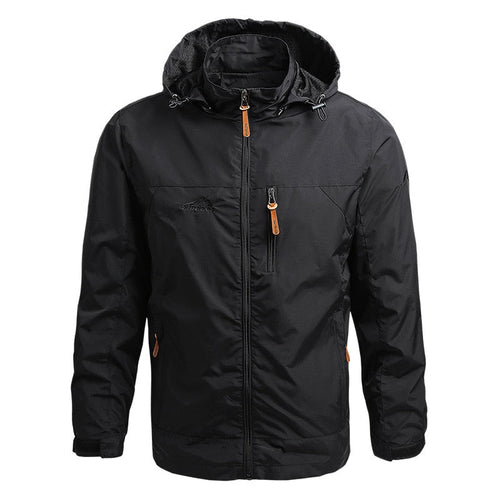 WW | taktische wasserdichte Herrenjacke mit Kapuze - Outdoor-Herrenjacke