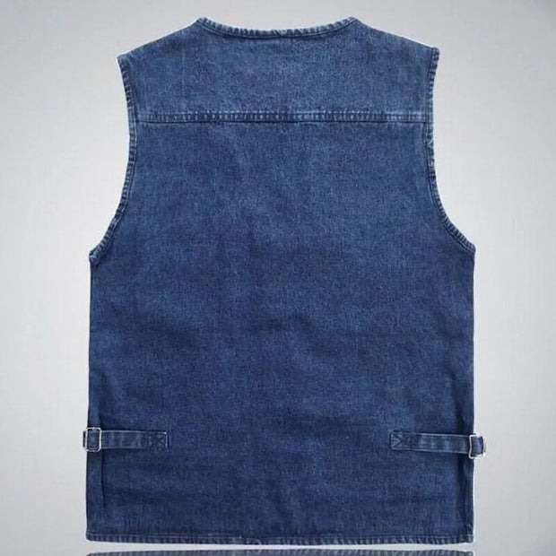 WW | Jeansweste Mit Mehreren Taschen Für Herren