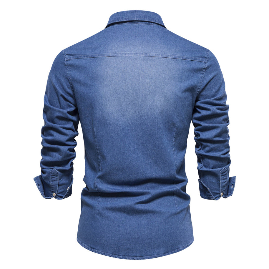 WW | Vielseitiges Denim Hemd Für Männer