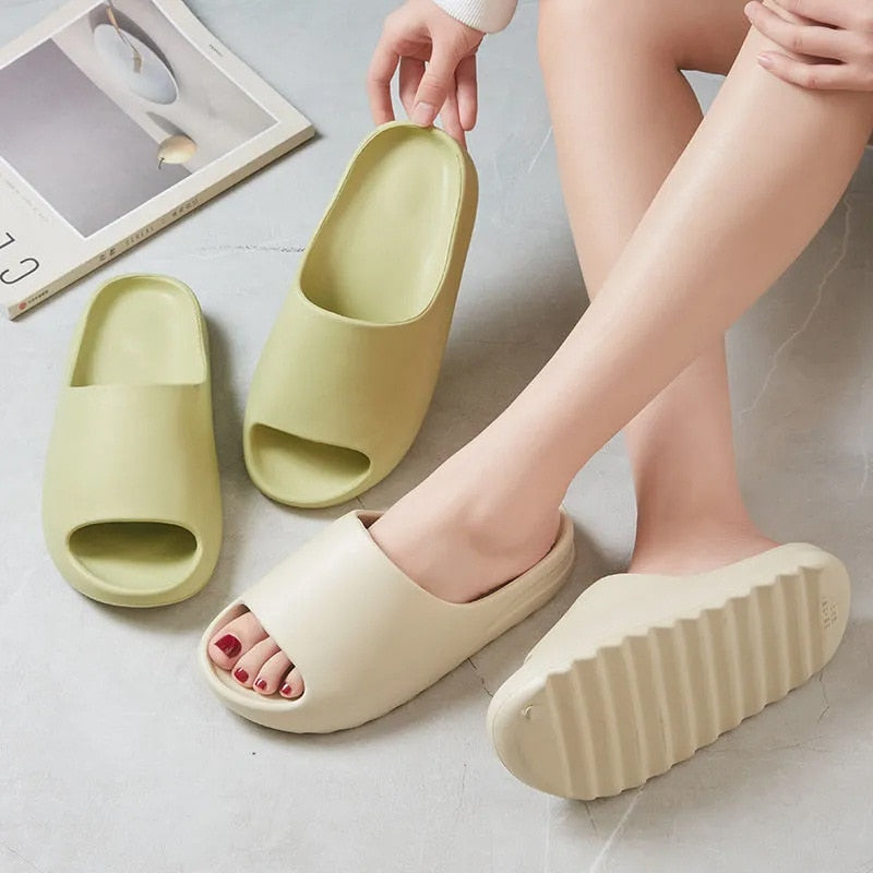 WW | Damen Pantoletten Im Yeezy-Stil Bequem