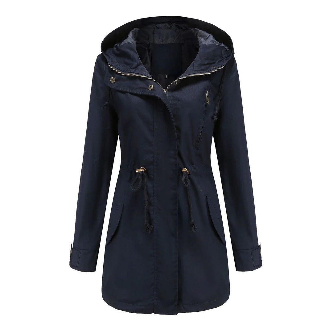 W&W Mode Elegante Wasserdichte Outdoor Regenjacke Für Damen | Perfekt Für Outdoor-Aktivitäten