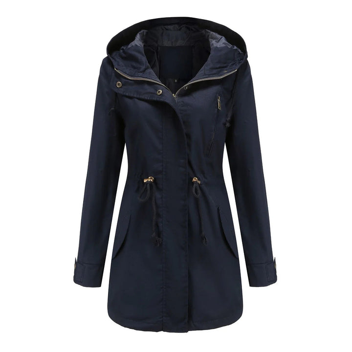 W&W Mode Elegante Wasserdichte Outdoor Regenjacke Für Damen | Perfekt Für Outdoor-Aktivitäten