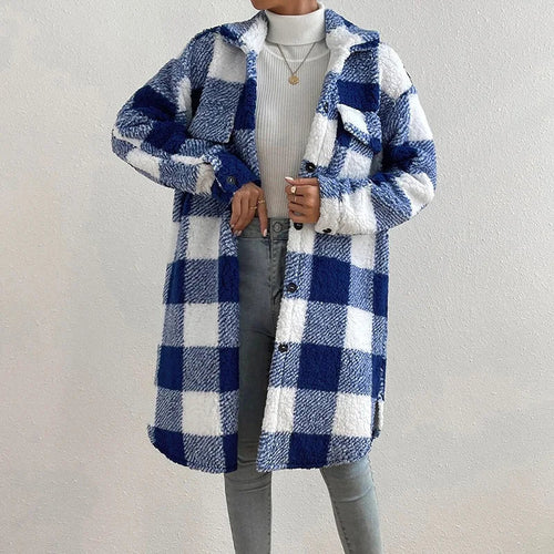 W&W Mode | Karierte Damenjacke mit Polarfleece