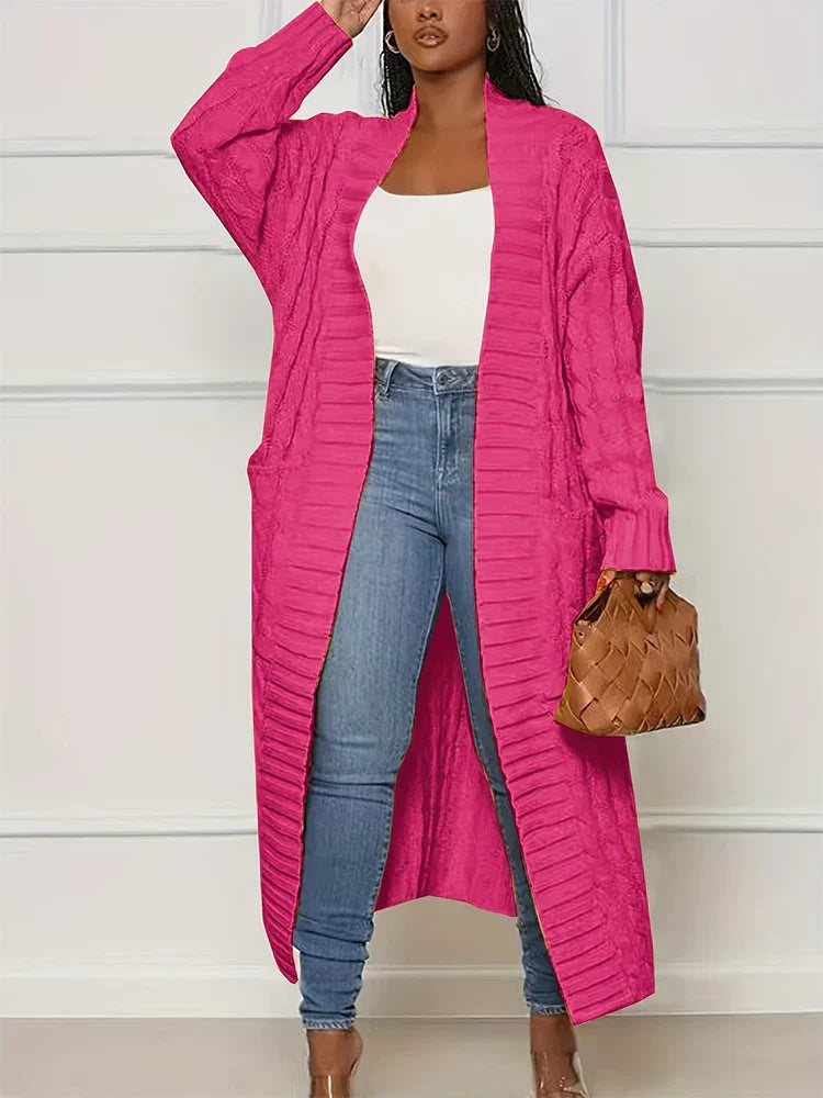 WW | Eleganter Gestrickter Damen Strickjacke