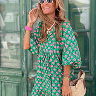 Langes böhmisches Kleid