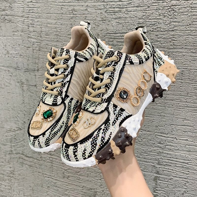 Damen Partyschuhe mit funkelnden Diamantdetails und gepolsterter Innensohle