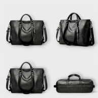 WW | Große Lederhandtasche