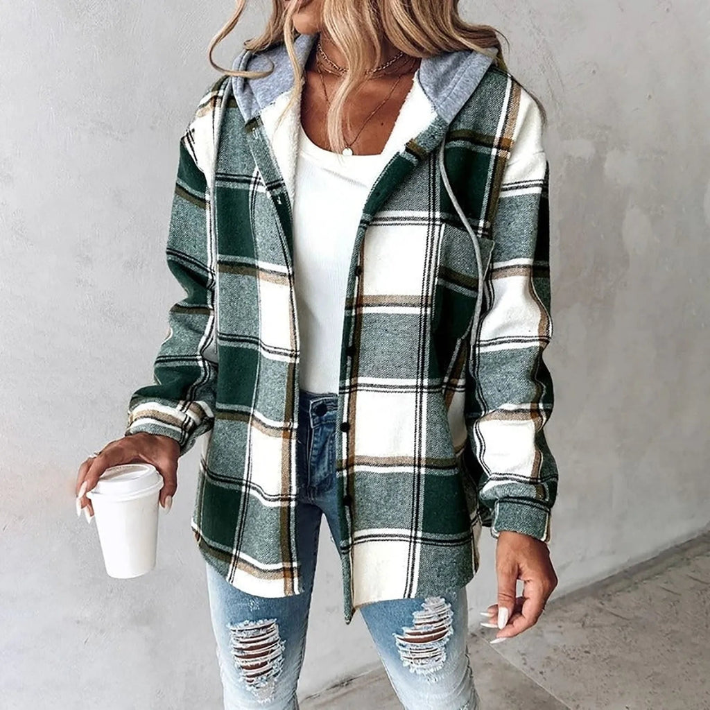 WW | Karierte Herbstjacke für Damen