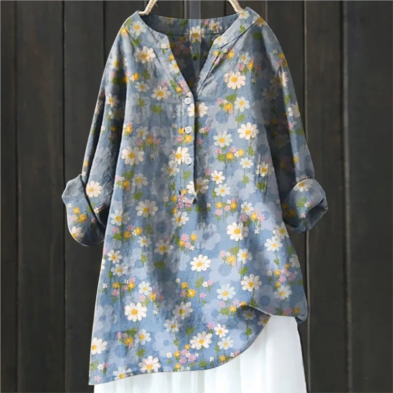 W&W Mode | Langarmbluse Mit Blumenmuster